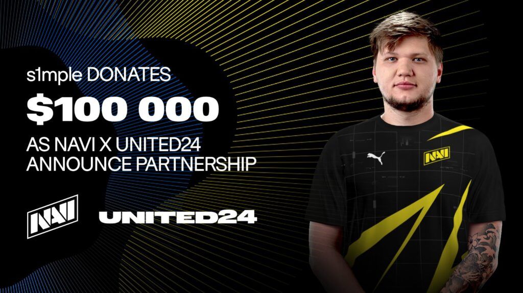 NAVI x UNITED24: The Ukrainian Esports Club is Fundraising Ambulances for Ukrainian Doctors